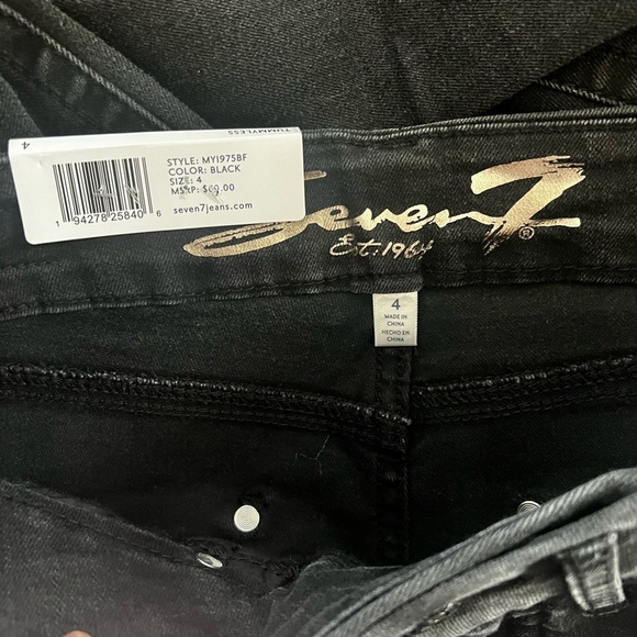 SEVEN 7 JEANS TUMMY LESS HIGH RISE SKINNY NWT. Multiple sizes - Picture 6 of 8